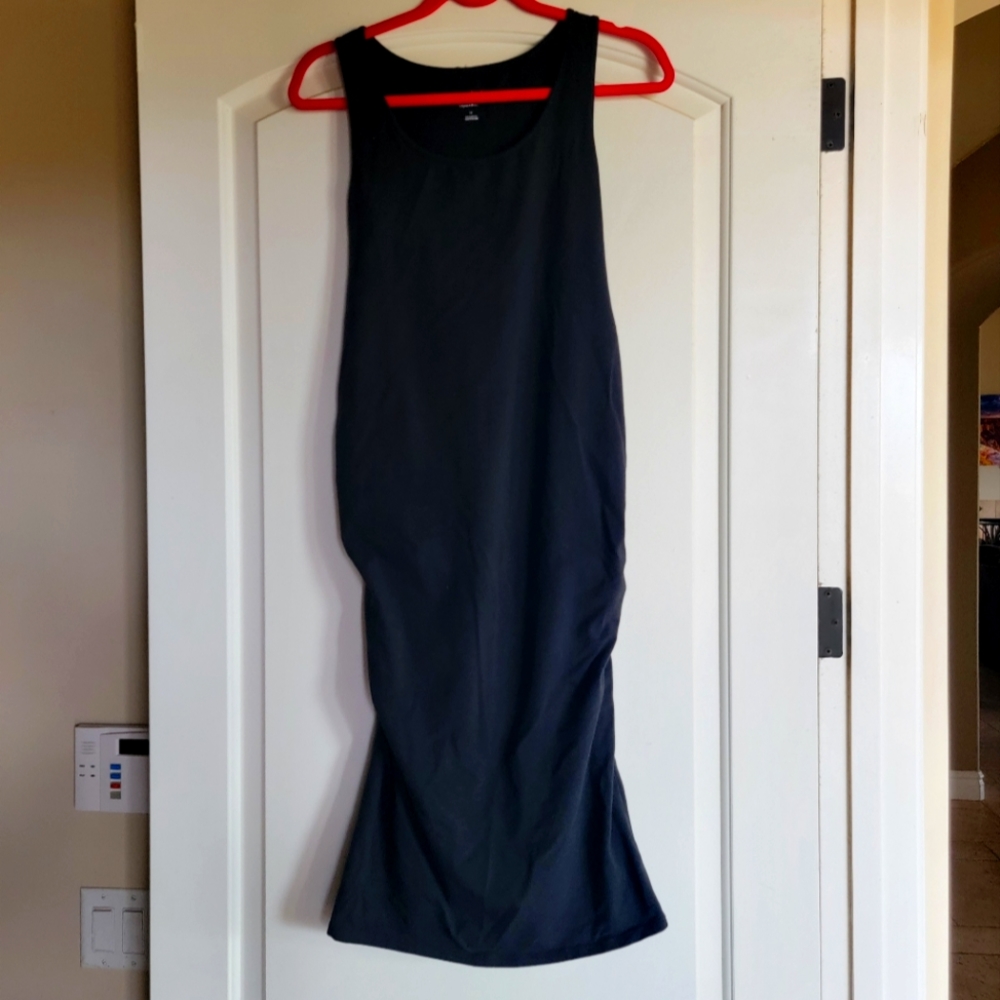 Isabel long maternity dress